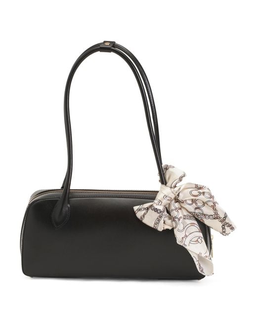 Tj Maxx Black Leather East West Satchel For Leather