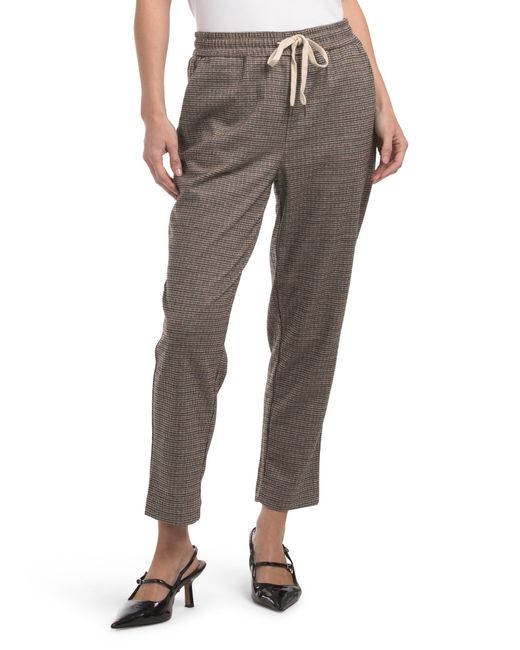 Tj Maxx Gray Cozy Jacquard Knit Joggers For Spandex/Polyester/Rayon