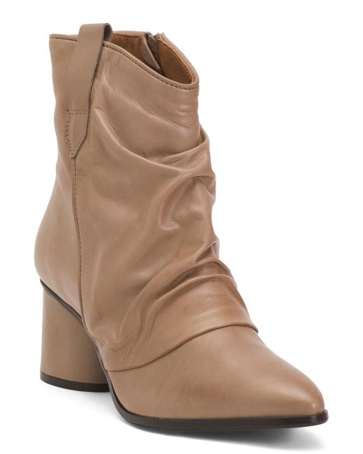 Tj Maxx Brown Leather Jaren Booties For