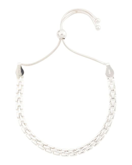 Tj Maxx White Sterling Panther Chain Bracelet For