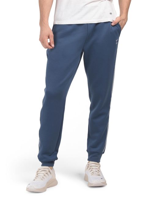 Tj Maxx Blue Exist Block Logo Track Pants For Spandex/Polyester for men