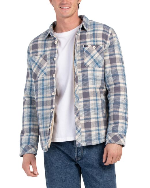 Tj Maxx Gray Eugene Sherpa Shirt Jacket For Cotton/Polyester for men