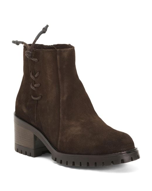Tj Maxx Brown Suede Maiden Booties For