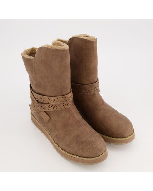 Skechers Taupe Keepsakes 2.0 Night Peaks Boots in Brown Lyst UK