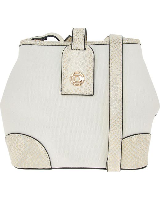 Dune Reptile Trim Cross Body Bag in Cream (Natural) Lyst UK