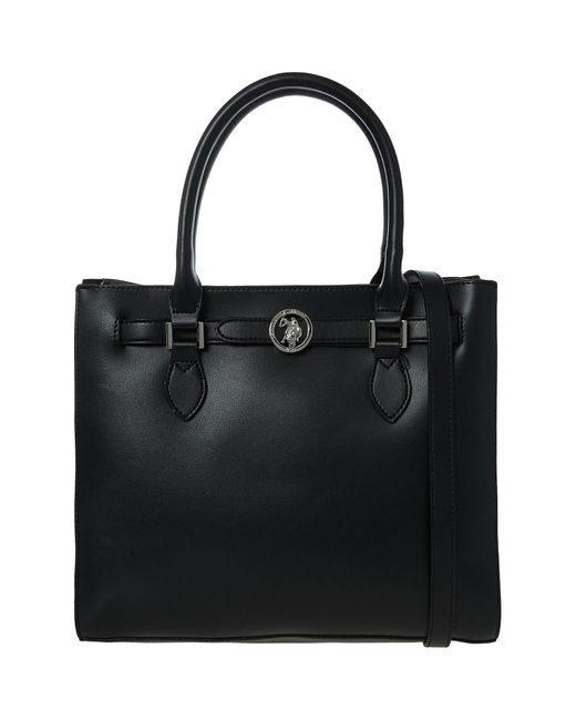 U.S. POLO ASSN. White Tone Emblem Tote Bag in Silver (Metallic) Lyst UK