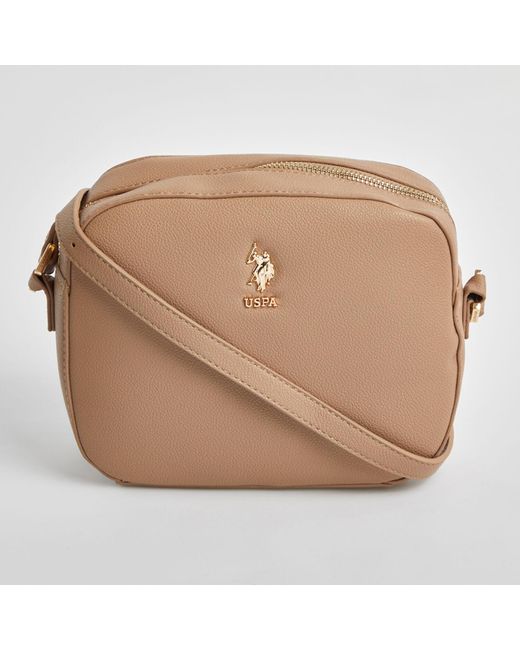 U.S. POLO ASSN. New Jones Cross Body Bag in Beige (Natural) Lyst UK