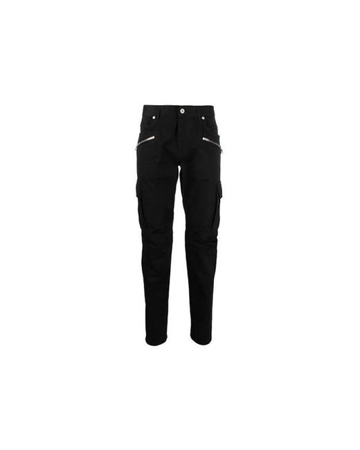 Balmain Black Cargo Pants for men
