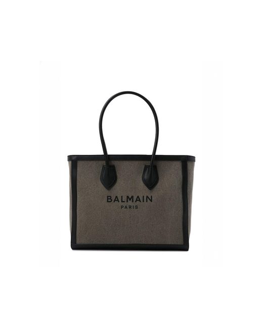 Balmain Black B-Army Shopper Bag