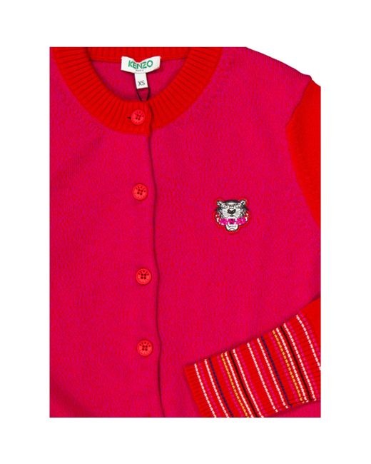 Cardigan in lana cardigan di KENZO in Red