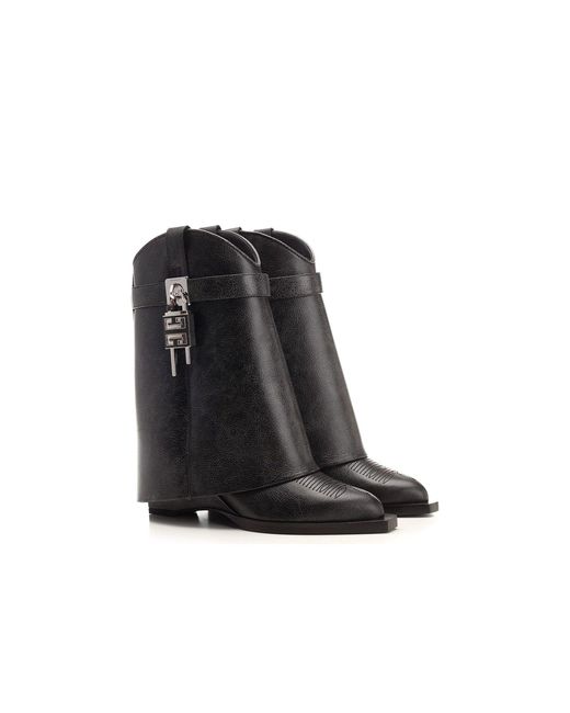 Givenchy Black Cowboy & Biker Boots