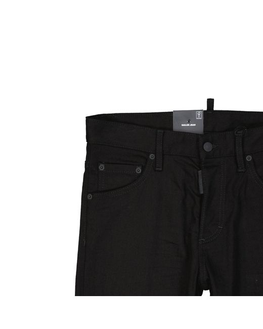 DSquared² Black Bull Sailor Denim Jeans
