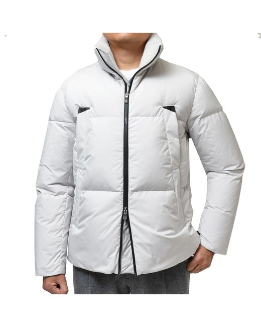 Herno Gray Down Jacket for men