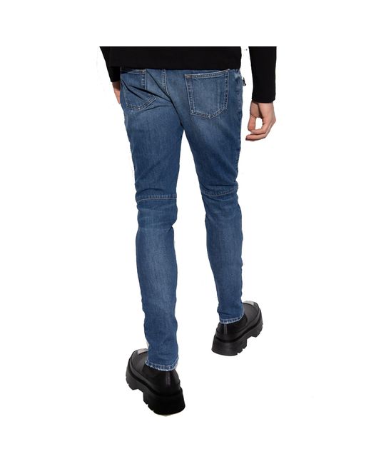 Jeans slim fit di Balmain in Blue da Uomo