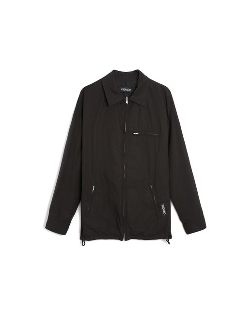 KENZO Blue Flame Print Reversible Jacket for men