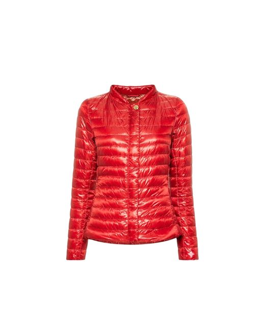 Herno Red Elena Down Jacket