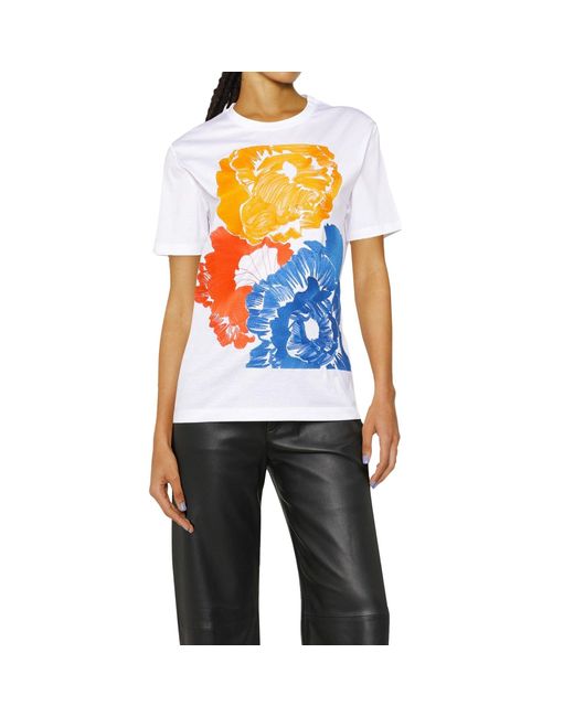 Ferragamo Blue Cotton T-Shirt