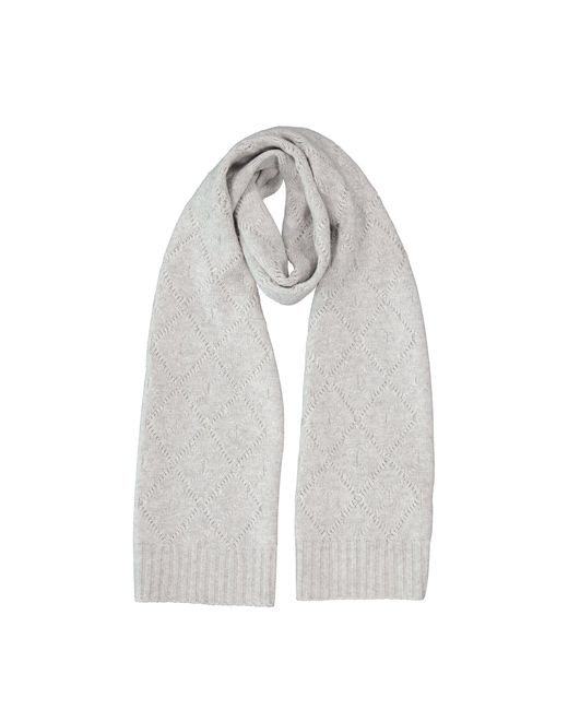 Max Mara Titty Wool And Cashmere Scarf in Gray | Lyst