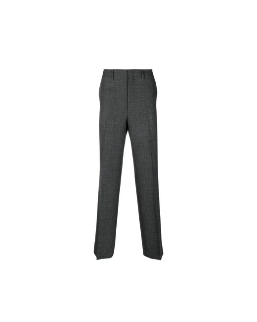 Pantaloni in lana vergine di Prada in Gray da Uomo