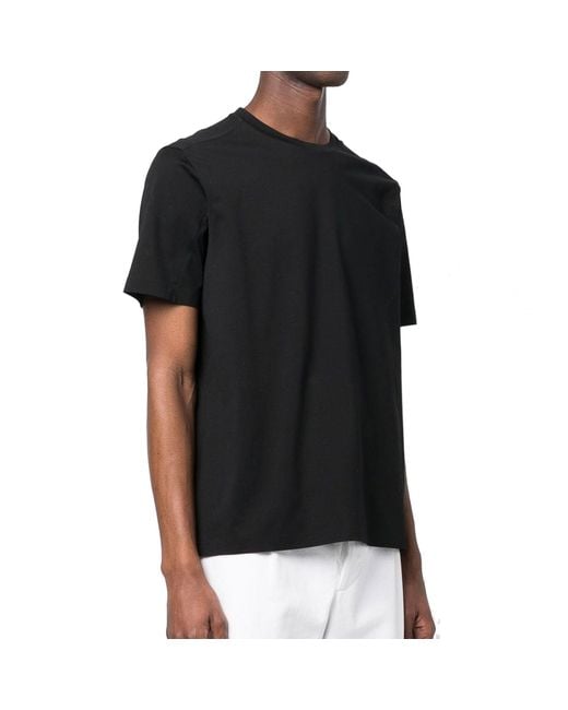 Herno Black Crewneck T-Shirt for men