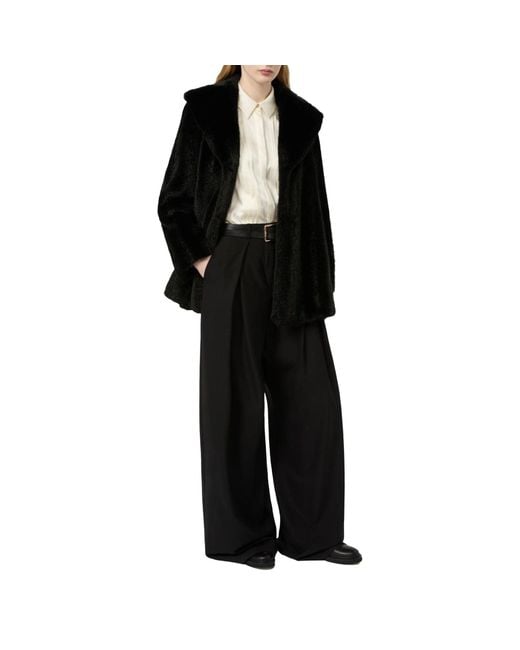 Max Mara Black Studio Aere Wide Trousers