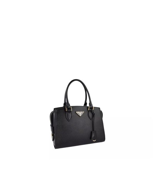 Prada Black Saffiano Leather Hand Bag