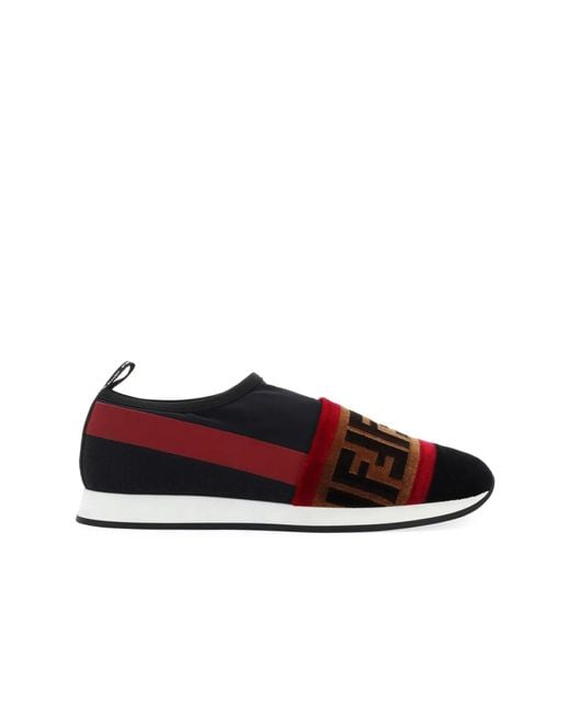 Fendi Red Logo Sneakers