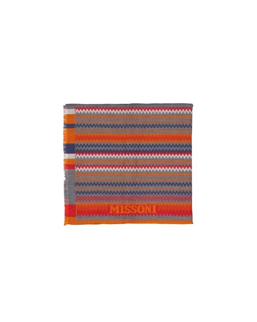 Missoni Red Wool Scarf