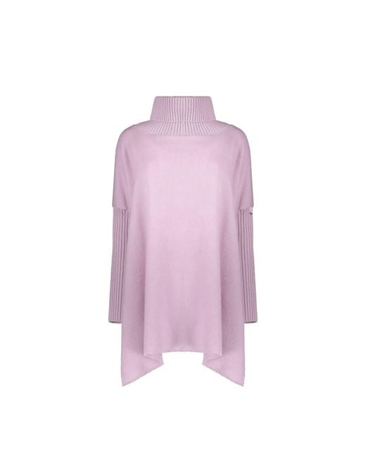 Herno Purple Turtlenecks