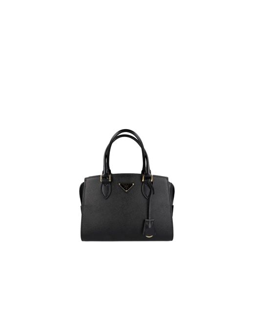 Prada Black Saffiano Leather Hand Bag