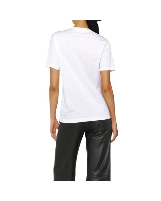 Ferragamo Blue Cotton T-Shirt