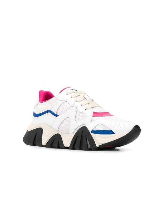 Sneakers SqualoVersace in Pelle di colore Bianco | Lyst