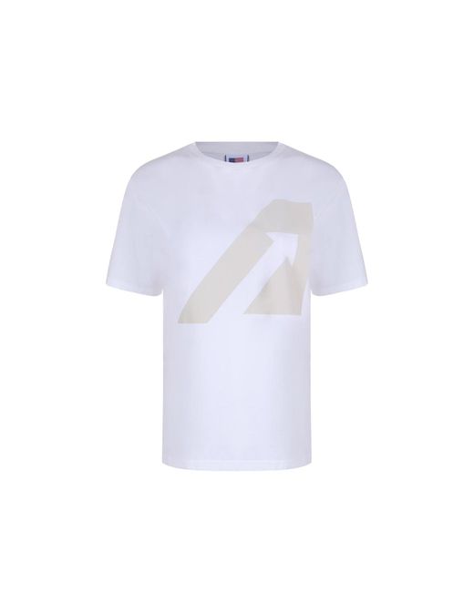 Autry Blue Cotton T-Shirt for men