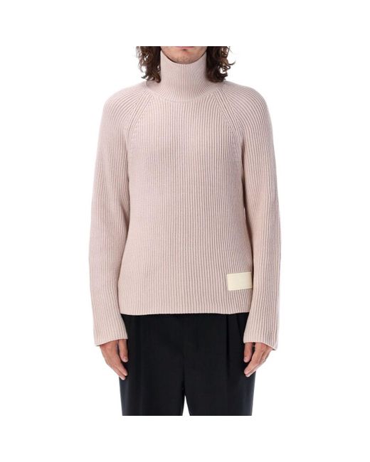 AMI Multicolor Turtleneck Sweater for men