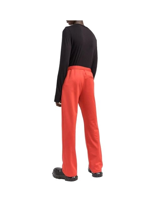 Off white hotsell red track pants