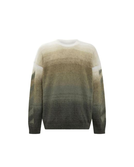 Off-White c/o Virgil Abloh Green Gradient Effect Sweater for men