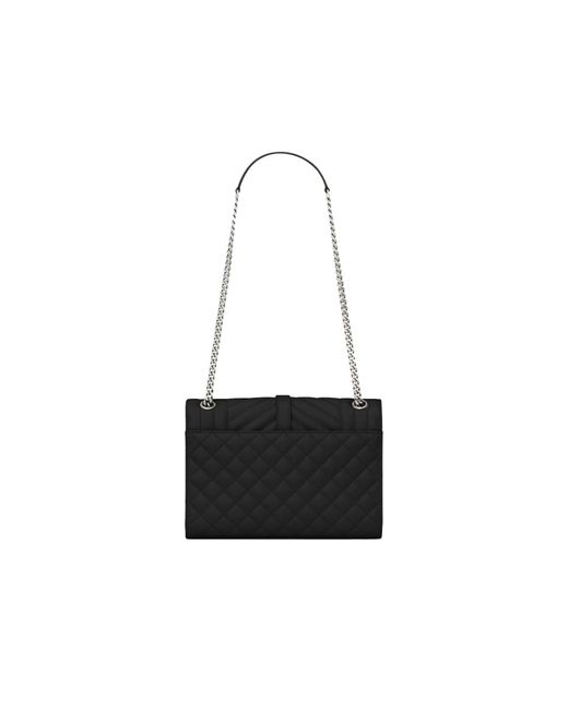 Saint Laurent Black Envelope Medium Bag