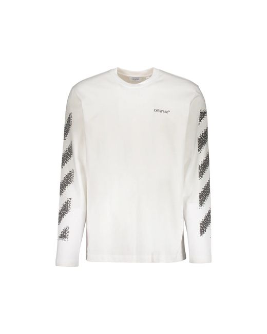 Off-White c/o Virgil Abloh White Long-Sleeve T-Shirt for men