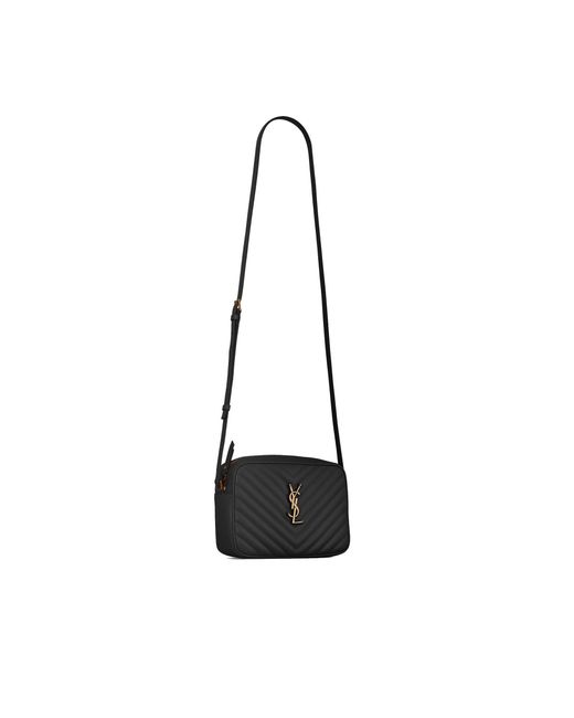 Saint Laurent Black Lou Camera Bag