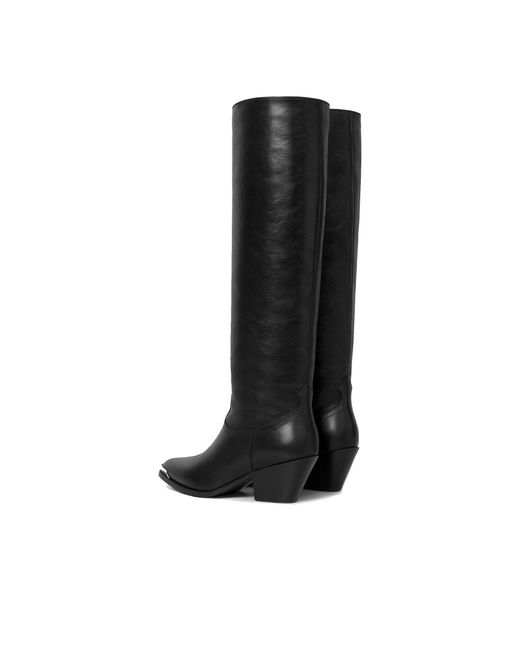 Céline Black High Western 060 Boots