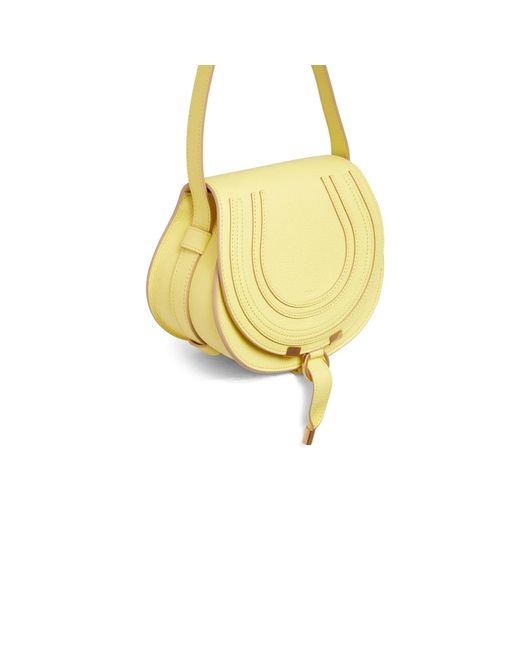 Chloé Yellow Chloe 'Marcie Small Saddle Bag