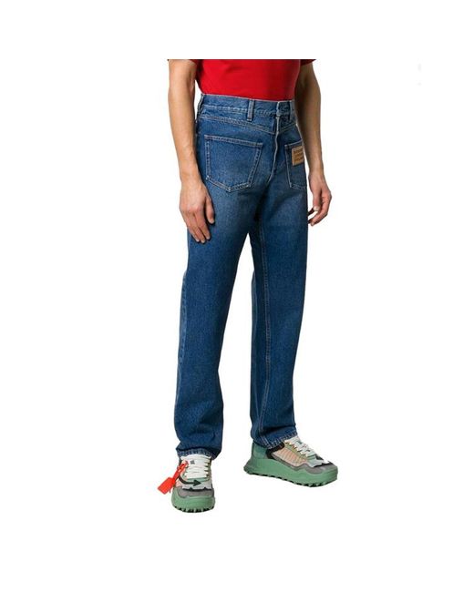 Jeans con retro e fronte da Uomo di Burberry in Blu | Lyst