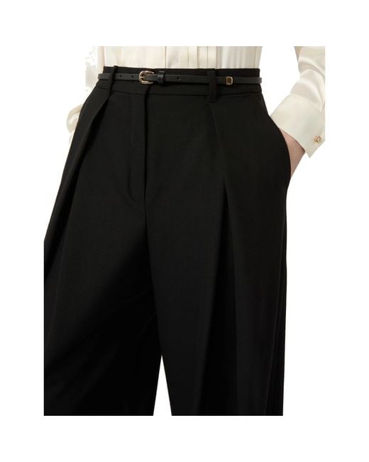 Max Mara Black Studio Aere Wide Trousers