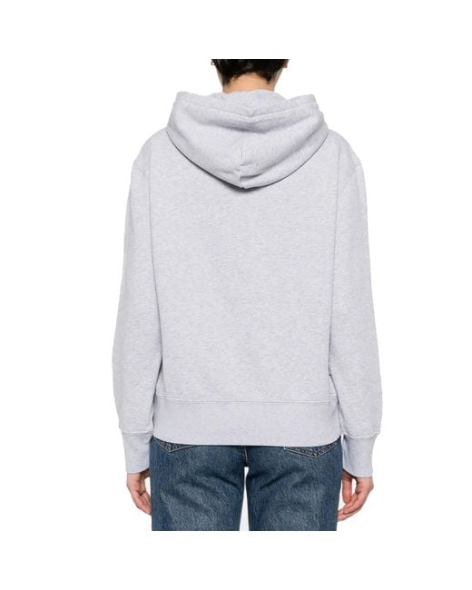 Autry Blue Cotton Hoodie