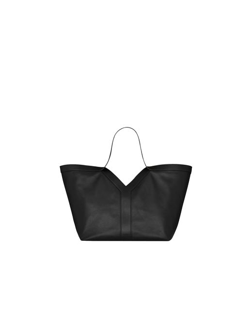 Saint Laurent Black Tote Y Leather Bag