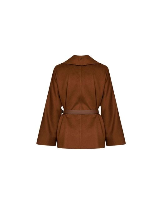 Max Mara Brown Studio Abissi Jacket