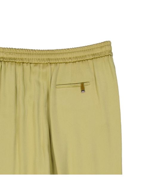 Herno Green Satin Wide Pants