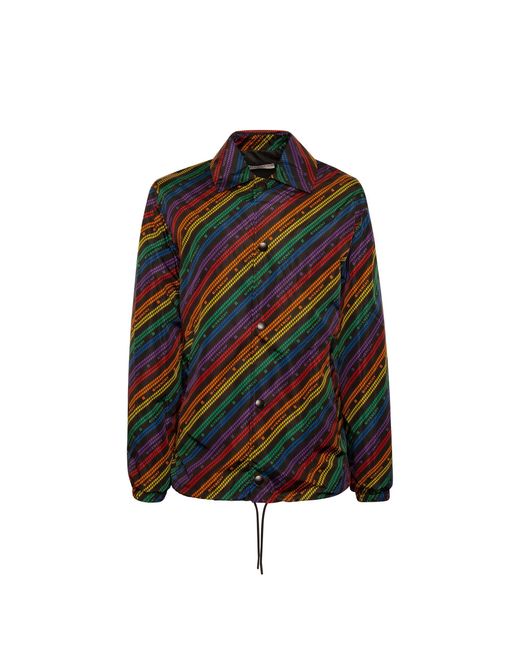 Givenchy Synthetic Rainbow Chain Nylon Jacket in Black for Men Lyst
