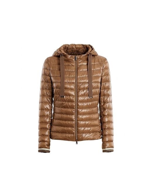 Herno Brown Lightweight Down Jacket