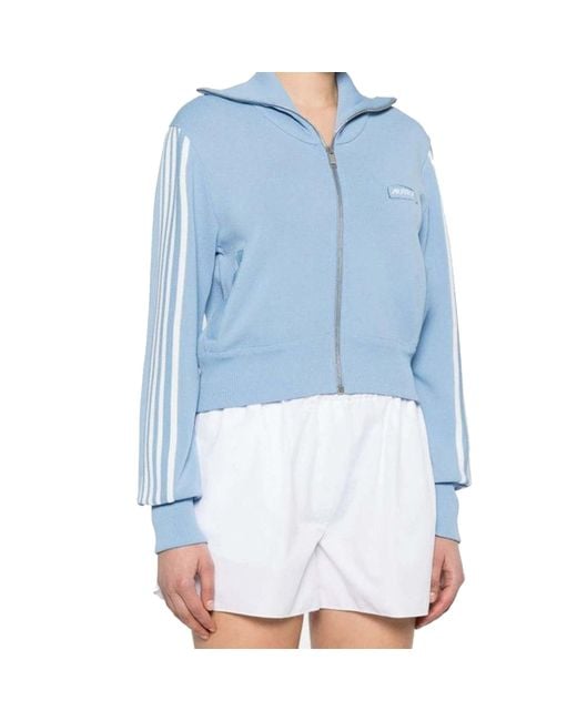Autry Blue Logo Cardigan